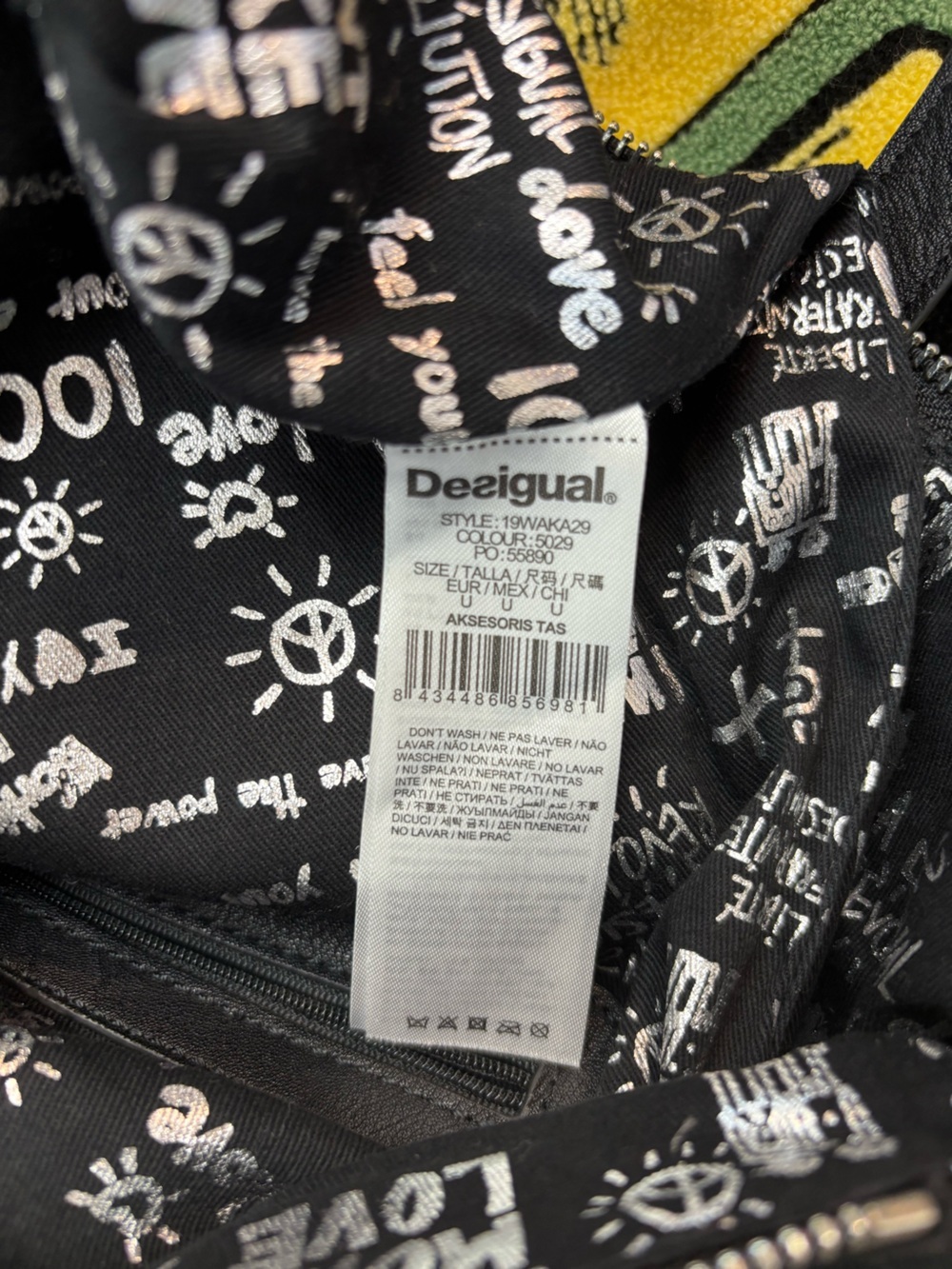 Desigual Pop Comic Book Design Arty Kirby Baza backpack - Picture 9 of 11